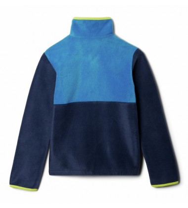 Columbia flisinis džemperis U Back Bowl Full Zip™ Fleece Jacket. Spalva mėlyna / tamsiai mėlyna / geltona